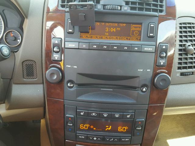 1G6DM57T760114639 - 2006 CADILLAC CTS WHITE photo 9