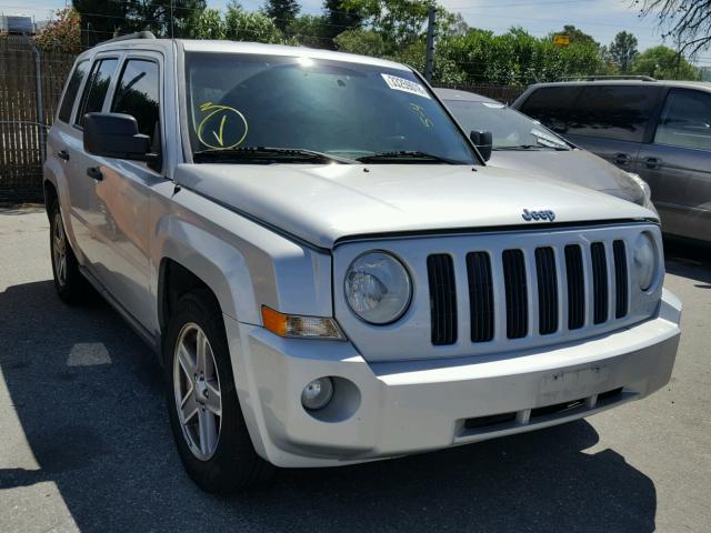 1J8FT28W27D401664 - 2007 JEEP PATRIOT SP SILVER photo 1