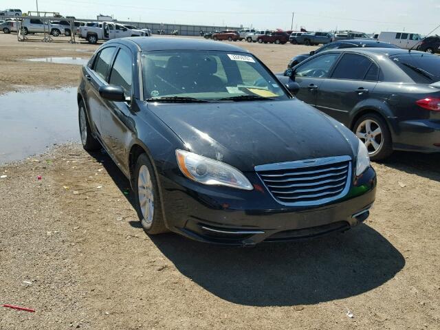 1C3CCBBB7CN103720 - 2012 CHRYSLER 200 BLACK photo 1