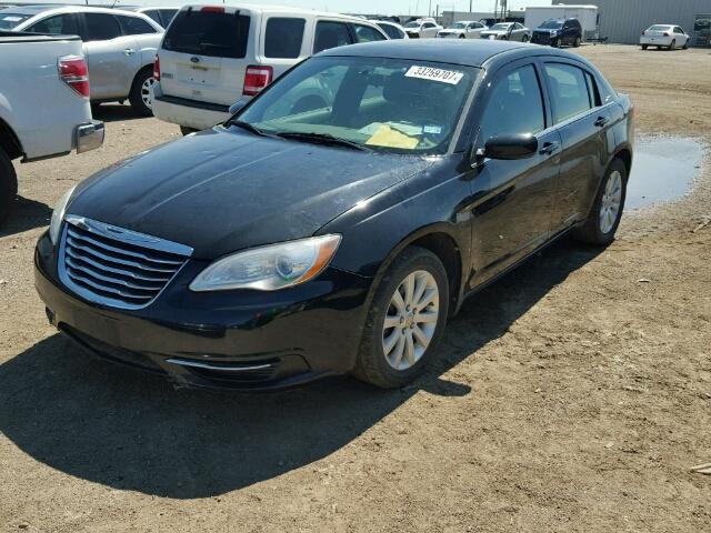 1C3CCBBB7CN103720 - 2012 CHRYSLER 200 BLACK photo 2