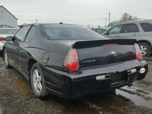 2G1WW12E559231635 - 2005 CHEVROLET MONTE CARL 黑色 照片 3