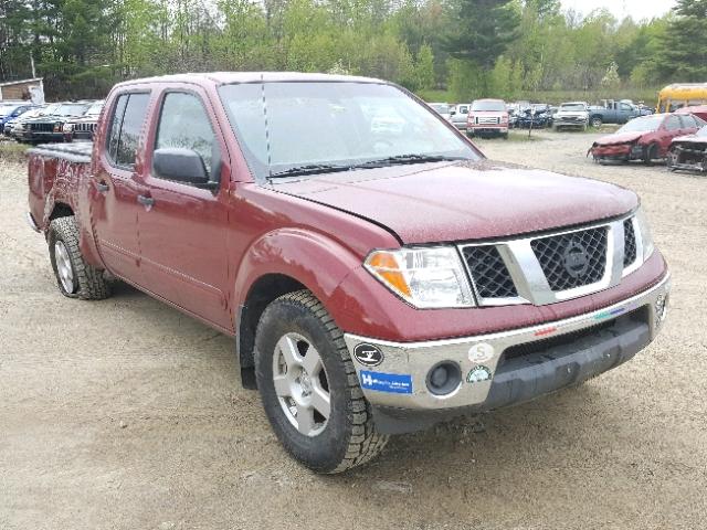 1N6AD09W38C407415 - 2008 NISSAN FRONTIER C RED photo 1