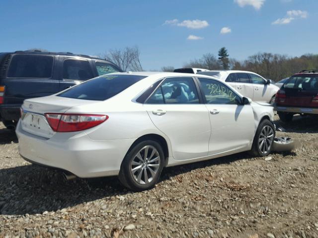 4T1BK1FK0FU556033 - 2015 TOYOTA CAMRY XSE WHITE photo 4