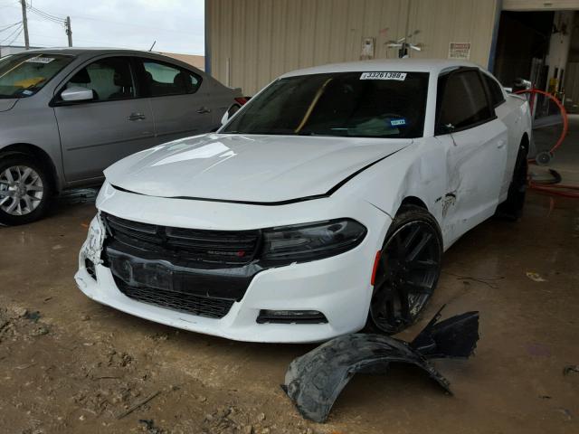 2C3CDXCT3GH159573 - 2016 DODGE CHARGER R/ WHITE photo 2