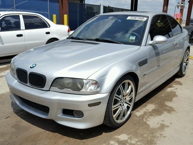 WBSBL93483JR23305 - 2003 BMW M3 SILVER photo 2