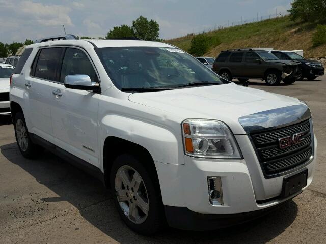 2GKFLXE54C6252512 - 2012 GMC TERRAIN SL WHITE photo 1