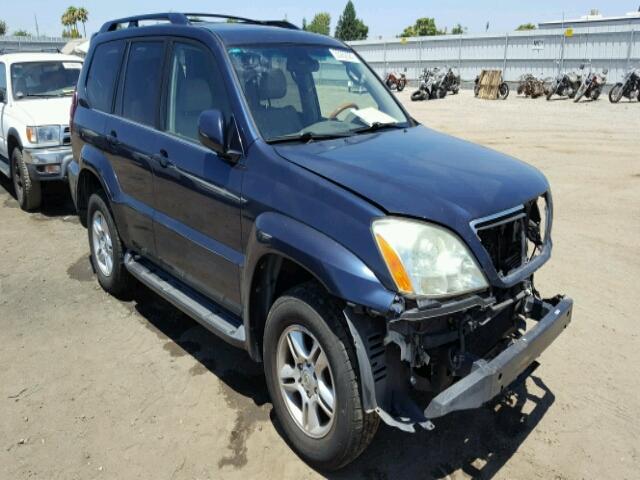 JTJBT20X340066490 - 2004 LEXUS GX 470 BLUE photo 1