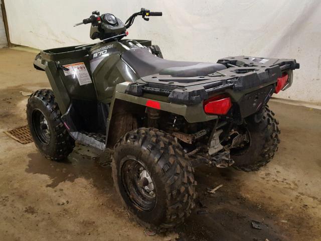 4XASEA572GA589568 - 2016 POLARIS SPORTSMAN 绿色 照片 3