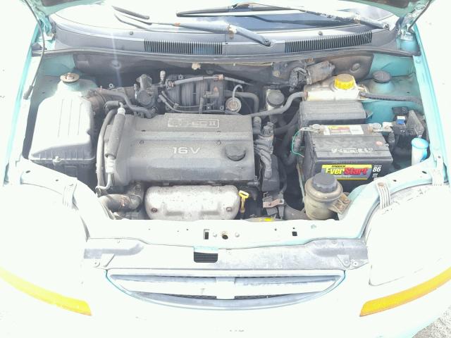 KL1TD62655B381367 - 2005 CHEVROLET AVEO BASE Կապույտ լուսանկար 7