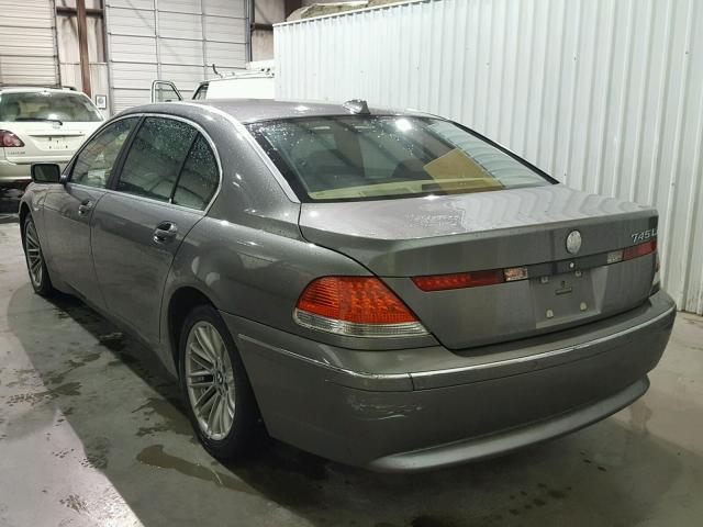 WBAGN63524DS53987 - 2004 BMW 745 LI SILVER photo 3