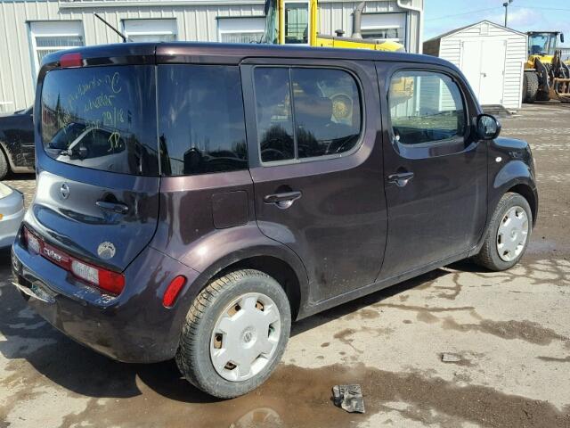 JN8AZ28R09T101306 - 2009 NISSAN CUBE BASE BROWN photo 4