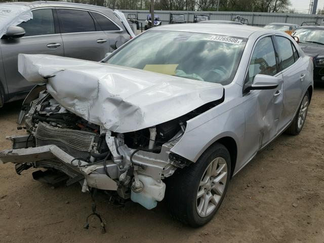 1G11D5RR8DF101306 - 2013 CHEVROLET MALIBU 1LT ვერცხლისფერი ფოტო 2