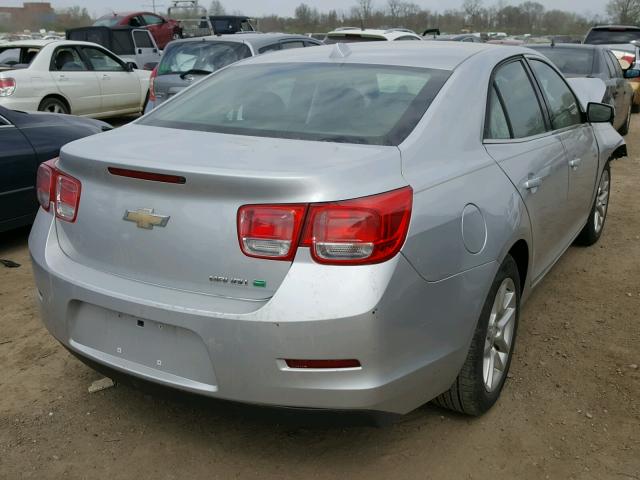 1G11D5RR8DF101306 - 2013 CHEVROLET MALIBU 1LT ვერცხლისფერი ფოტო 4