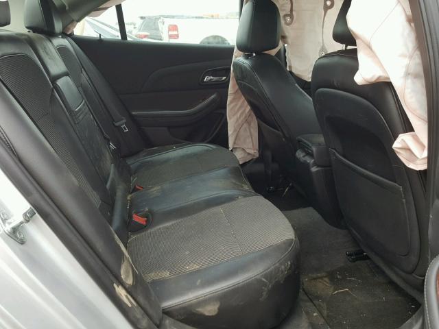 1G11D5RR8DF101306 - 2013 CHEVROLET MALIBU 1LT ვერცხლისფერი ფოტო 6