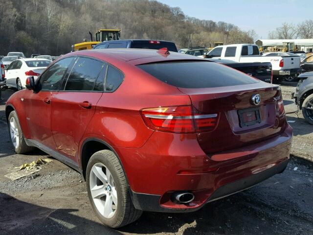 5UXFG2C59E0H10628 - 2014 BMW X6 XDRIVE3 RED photo 3