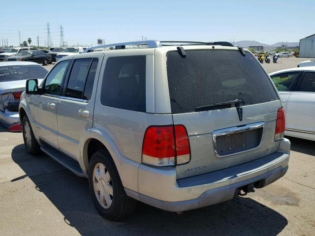 5LMEU78H03ZJ24470 - 2003 LINCOLN AVIATOR 金色 照片 3
