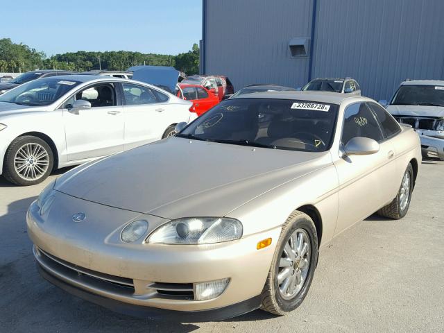 JT8UZ30C1N0010612 - 1992 LEXUS SC 400 GOLD photo 2