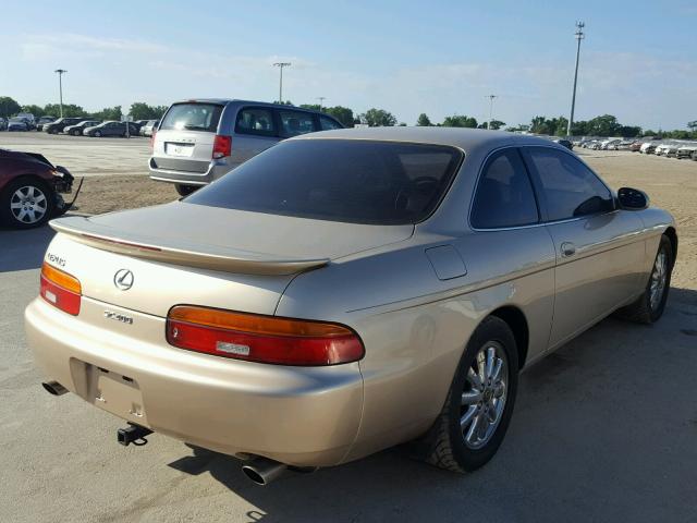 JT8UZ30C1N0010612 - 1992 LEXUS SC 400 GOLD photo 4