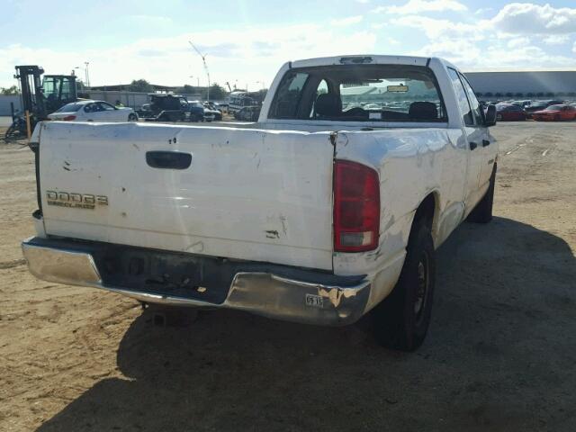 3D7KA28D54G246607 - 2004 DODGE RAM 2500 S WHITE photo 4