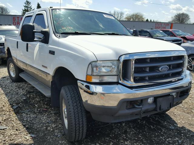 1FTSW31P64EB21502 - 2004 FORD F350 SRW S WHITE photo 1