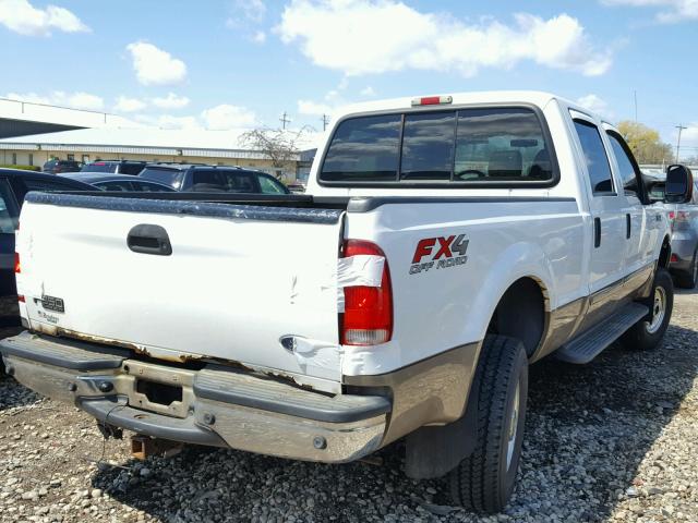 1FTSW31P64EB21502 - 2004 FORD F350 SRW S WHITE photo 4