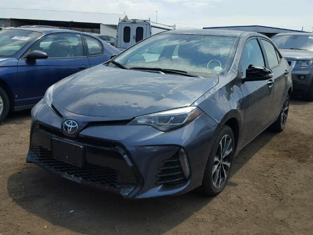 2T1BURHE9HC835324 - 2017 TOYOTA COROLLA L CHARCOAL photo 2