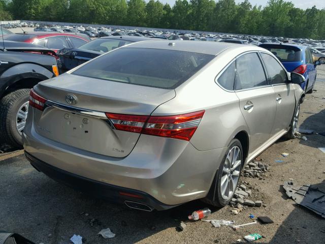 4T1BK1EB2EU122017 - 2014 TOYOTA AVALON BAS TAN photo 4