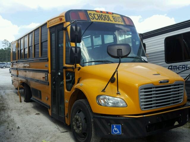 4UZABRDT9DCFD7486 - 2013 FREIGHTLINER CHASSIS B2 ყვითელი ფოტო 2