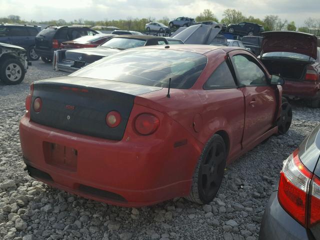 1G1AP11P667795677 - 2006 CHEVROLET COBALT SS RED photo 4