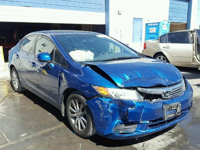 19XFB2F97CE043381 - 2012 HONDA CIVIC EXL Mavi foto 1