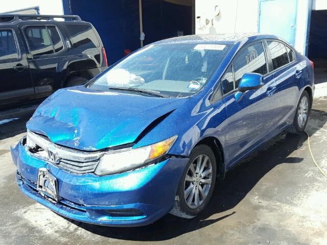 19XFB2F97CE043381 - 2012 HONDA CIVIC EXL Mavi foto 2