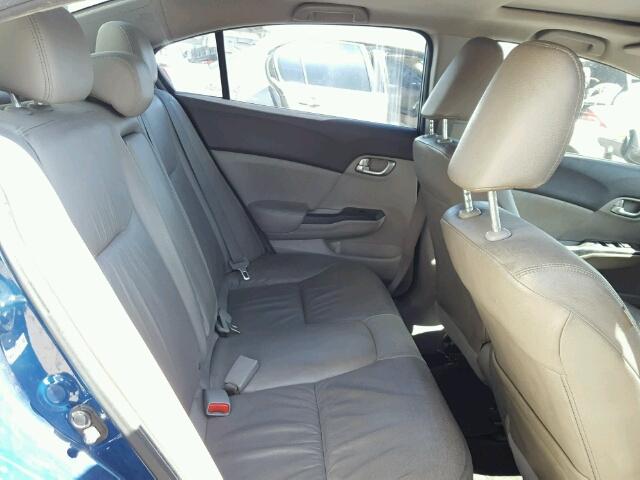 19XFB2F97CE043381 - 2012 HONDA CIVIC EXL Mavi foto 6