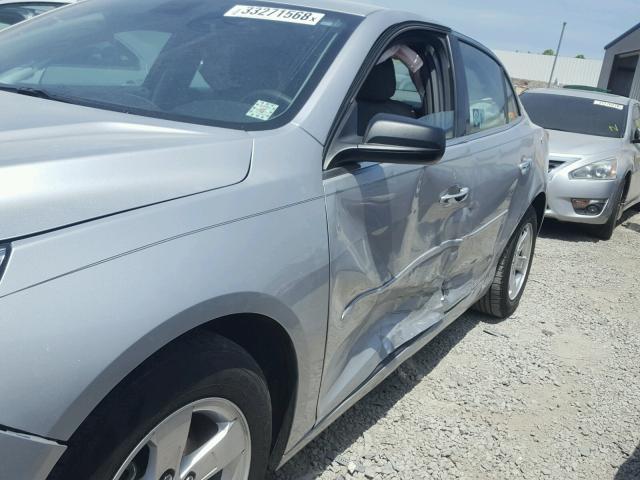 1G11B5SL1EF124925 - 2014 CHEVROLET MALIBU LS ვერცხლისფერი ფოტო 10