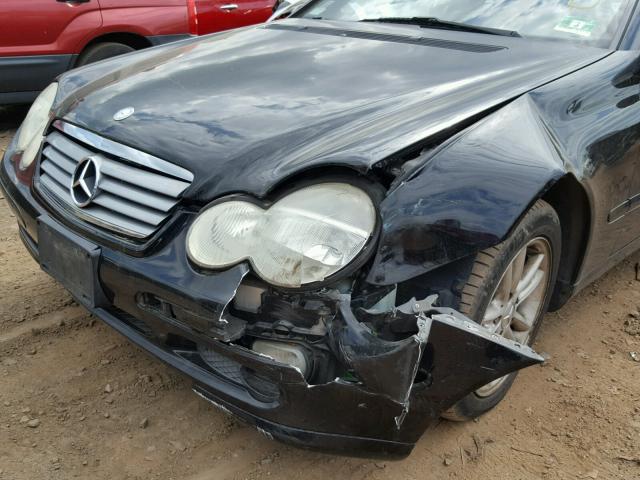 WDBRN64J03A500302 - 2003 MERCEDES-BENZ C 320 SPOR BLACK photo 9