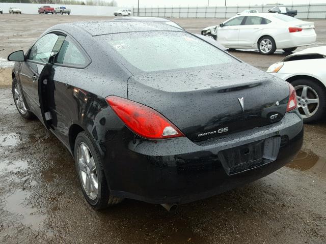 1G2ZH158164209418 - 2006 PONTIAC G6 GT BLACK photo 3