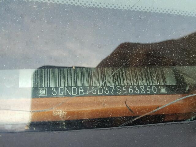 3GNDA13D37S563850 - 2007 CHEVROLET HHR LS ORANGE photo 10