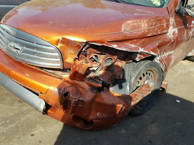 3GNDA13D37S563850 - 2007 CHEVROLET HHR LS ORANGE photo 9