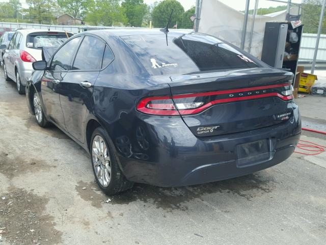 1C3CDFCB1ED746656 - 2014 DODGE DART LIMIT BLACK photo 3