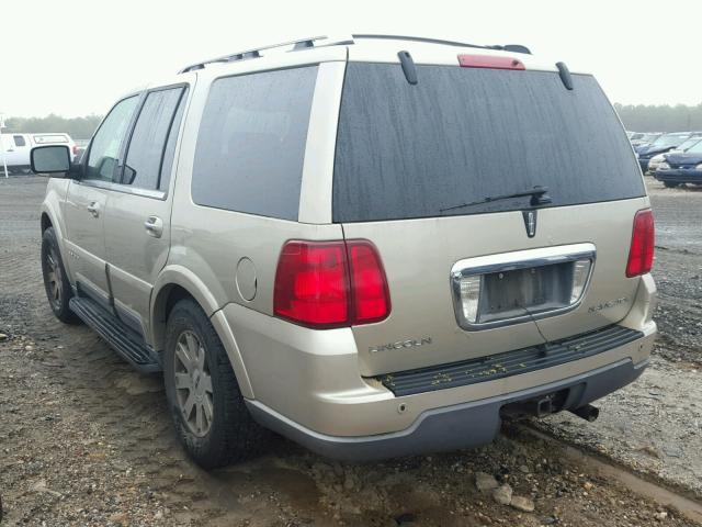5LMFU28R64LJ10819 - 2004 LINCOLN NAVIGATOR GOLD photo 3