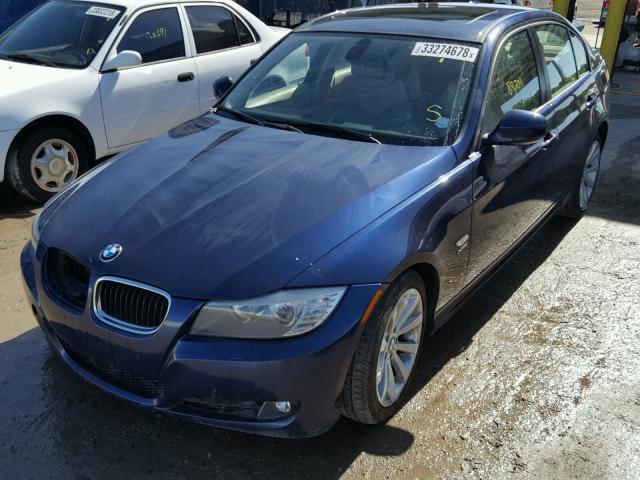 WBAPK5C56BF126101 - 2011 BMW 328 XI SUL BLUE photo 2