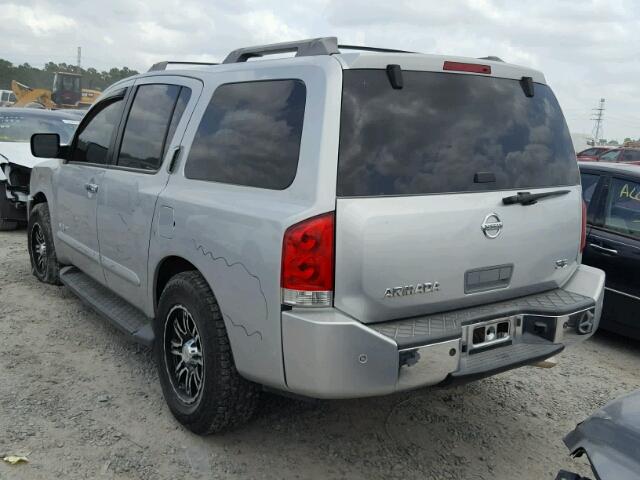 5N1AA08A46N719791 - 2006 NISSAN ARMADA SE GRAY photo 3