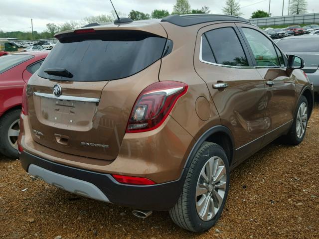 KL4CJASB5HB181427 - 2017 BUICK ENCORE PRE BROWN photo 4