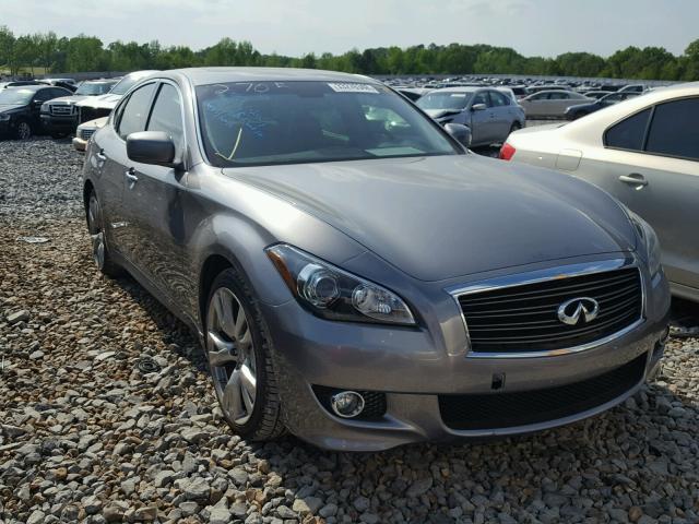 JN1BY1AP0CM332426 - 2012 INFINITI M37 GRAY photo 1