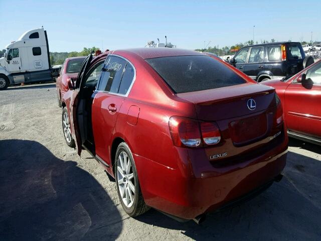 JTHCH96S860014237 - 2006 LEXUS GS GENERAT RED photo 3