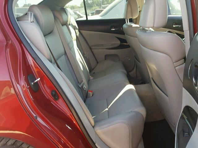 JTHCH96S860014237 - 2006 LEXUS GS GENERAT RED photo 6