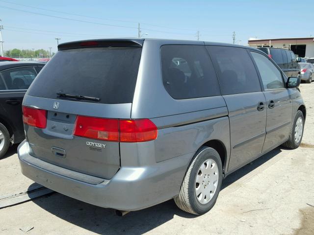 2HKRL1857YH572282 - 2000 HONDA ODYSSEY LX GRAY photo 4