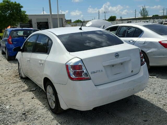 3N1AB61E58L665893 - 2008 NISSAN SENTRA 2.0 WHITE photo 3