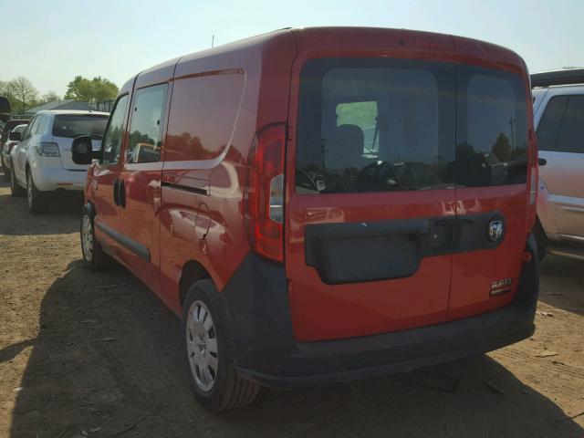 ZFBERFATXF6A36118 - 2015 RAM PROMASTER 红色 照片 3
