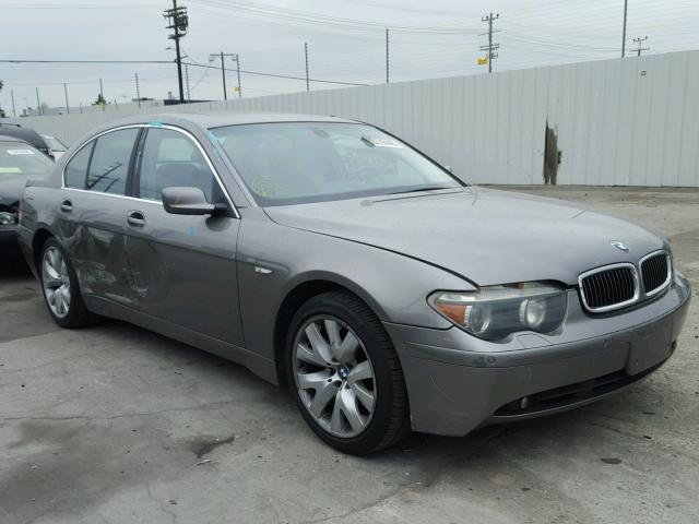 WBAGL63463DP62217 - 2003 BMW 745 I GRAY photo 1