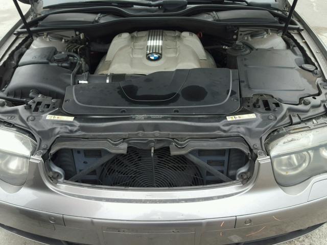 WBAGL63463DP62217 - 2003 BMW 745 I GRAY photo 7